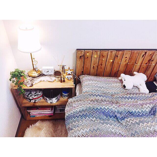 心地よい空間で眠りにつきたい♡ヘッドボードDIYの実例集