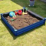 「公園よりもおうちがいい♪安全で清潔に遊べるおうち砂場の作り方」の画像1
