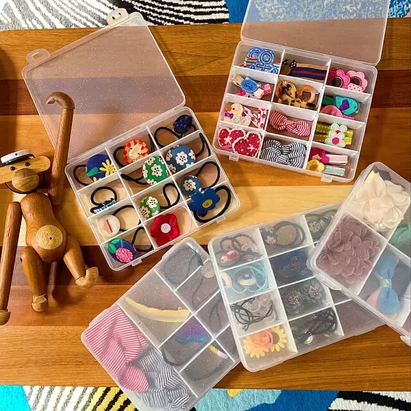 「ヘアアレンジがもっと楽しくなる♡ヘアゴムやヘアアクセサリーの収納」の画像