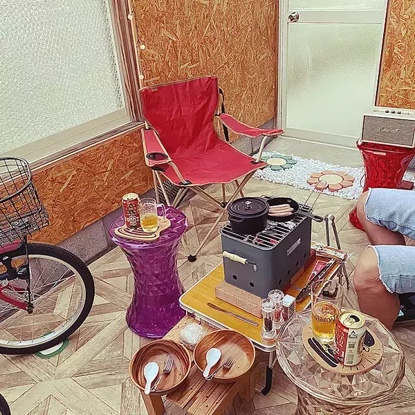 「出かけなくてもアウトドア気分♪おうちキャンプの実例10選」の画像