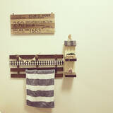 「3つのタイプ別に見る☆使いやすくを叶えるタオル掛けのDIY実例」の画像3