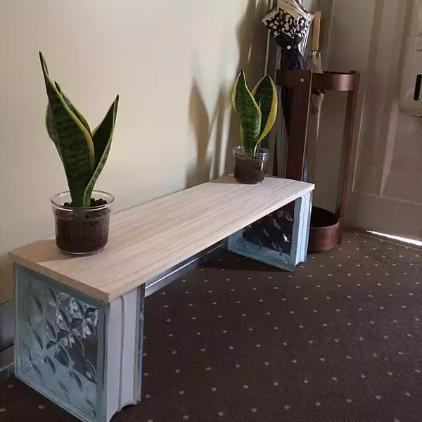 「インテリアにも使える！ブロック&レンガなどの積み材を使ったDIYアイデア」の画像