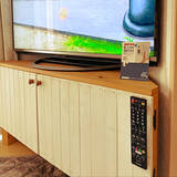 「家族みんなが使いやすい収納スペースを目指す☆テレビ台収納アイディア」の画像1