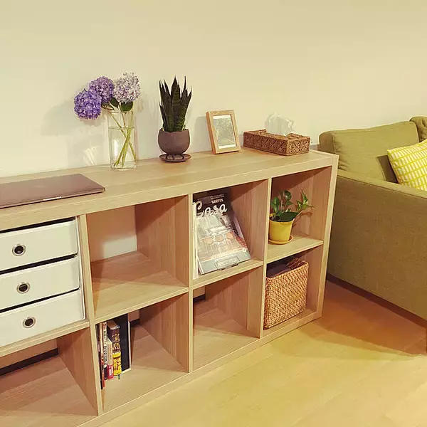 「カスタマイズして楽しめる♪IKEAのKALLAXを使った賢い収納」の画像