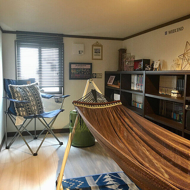 ナチュラルに仕上がるおすすめアイテム♡アウトドアチェアのあるお部屋