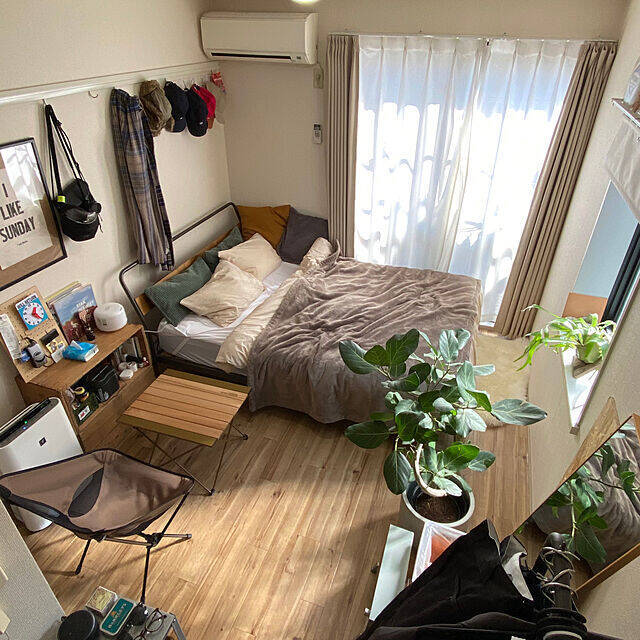 ナチュラルに仕上がるおすすめアイテム♡アウトドアチェアのあるお部屋