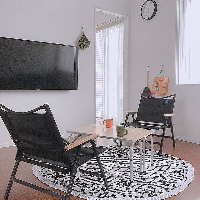 ナチュラルに仕上がるおすすめアイテム♡アウトドアチェアのあるお部屋