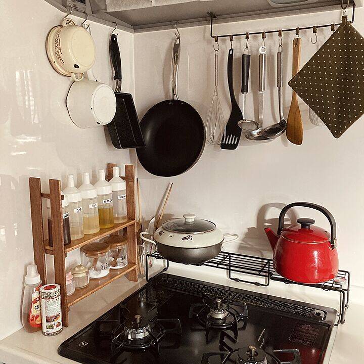 「ナチュラルカフェスタイルに溶け込む、気楽に気の利いた収納」 by chunpinaさん