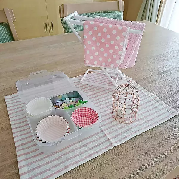 いそがしい朝にもストレスなく☆すぐ手に取れるお弁当グッズの収納