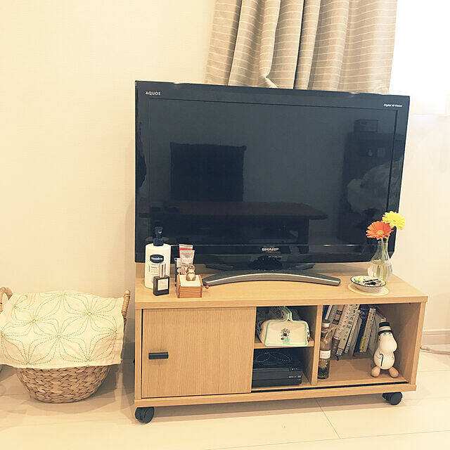 収納力バツグンでデザインも豊富♪ニトリでおすすめのテレビ台 