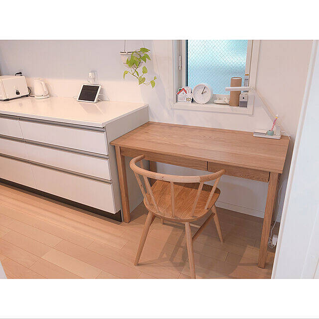 子ども部屋にもワークスペースにも☆長く使える無印良品の木製デスク