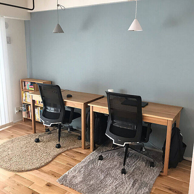 子ども部屋にもワークスペースにも☆長く使える無印良品の木製デスク