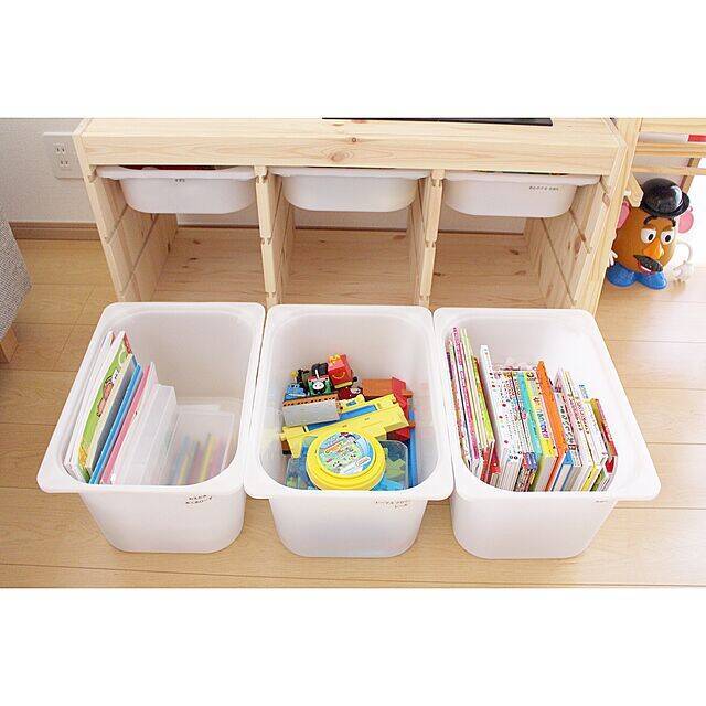 整理収納のマストアイテム☆IKEAのトロファストの魅力
