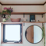 「インテリアを明るく印象的に変えてくれる☆壁掛けミラーのあるお部屋」の画像8