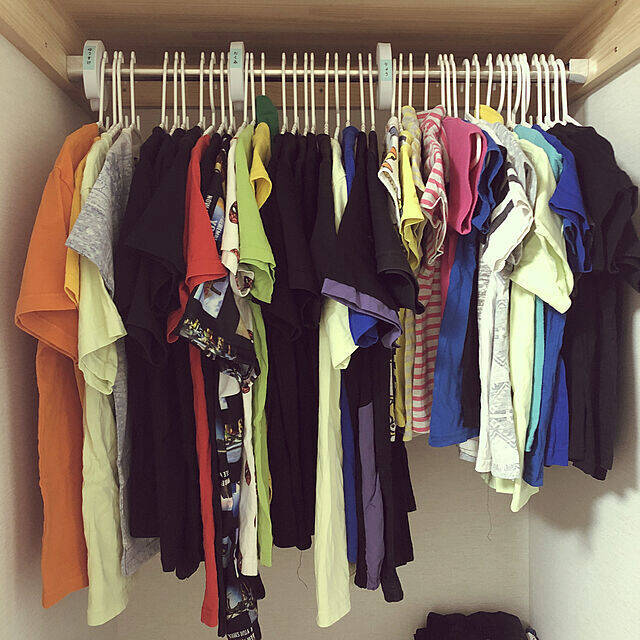 Tシャツ好きさん必見です☆整理整頓がうまくいくTシャツ収納のコツ