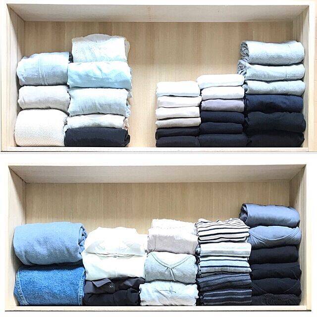 Tシャツ好きさん必見です☆整理整頓がうまくいくTシャツ収納のコツ