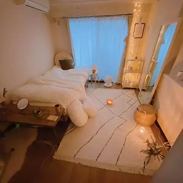 「「16.5m2。狭さ忘れるリラックス感で包み込む、ゆったりナチュラルなお部屋」 by smallroomさん」の画像