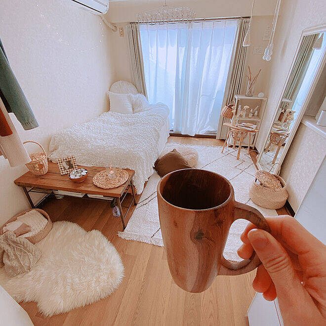 「16.5m2。狭さ忘れるリラックス感で包み込む、ゆったりナチュラルなお部屋」 by smallroomさん