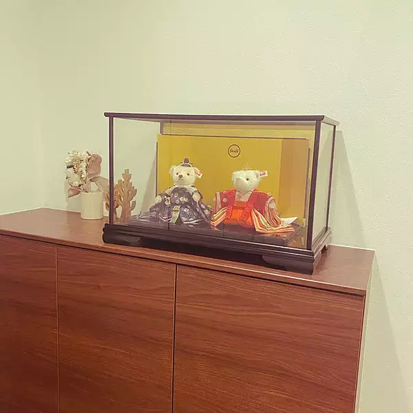 「いつでも見ていたいから☆シュタイフのぬいぐるみを私らしくディスプレイ」の画像