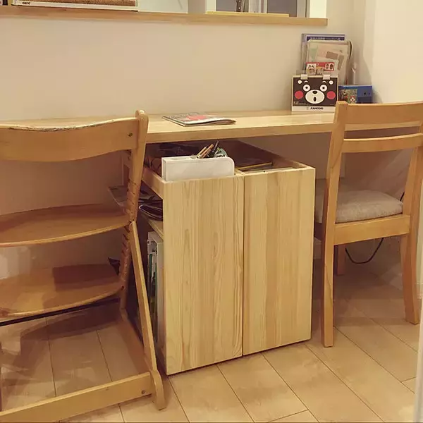 「木の温もりを感じられる☆無印良品のパイン材を使った家具」の画像