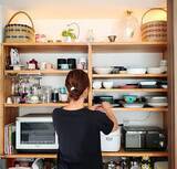 「「全面扉で生活感を隠す！白く明るい空間に溶け込むキッチン」 by hiromimimiさん」の画像9