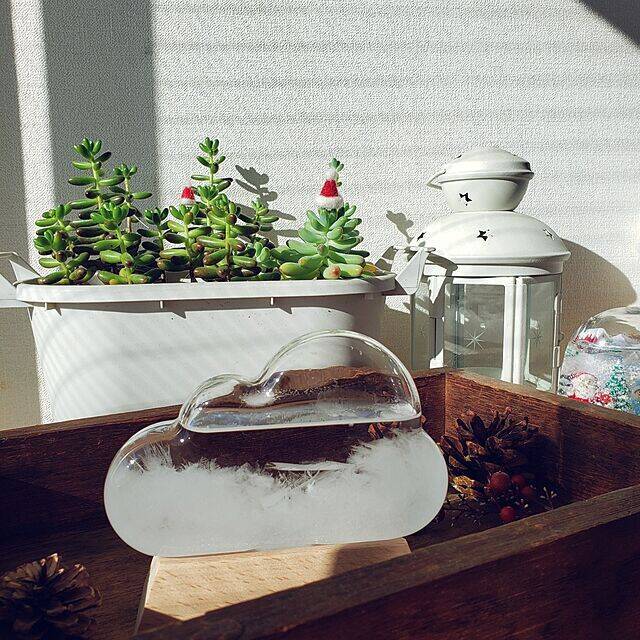 お家の中に天気が飾れる♪クラウド型のストームグラスをご紹介