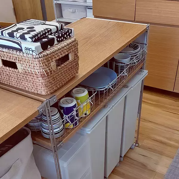 「どんな場所にもなじむ収納家具♪フレキシブルに使える無印良品のスチールユニットシェルフ」の画像