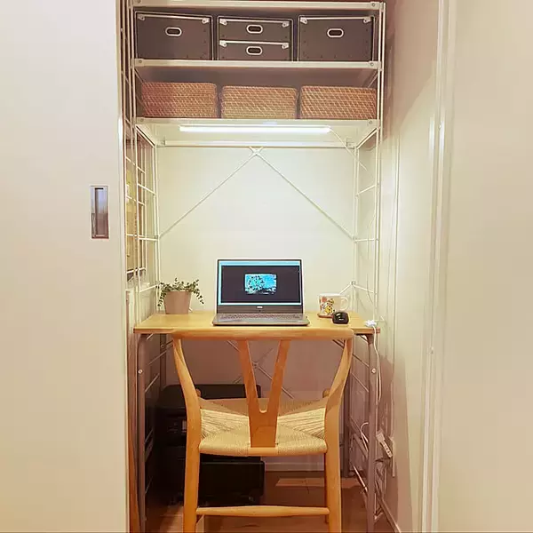 「どんな場所にもなじむ収納家具♪フレキシブルに使える無印良品のスチールユニットシェルフ」の画像