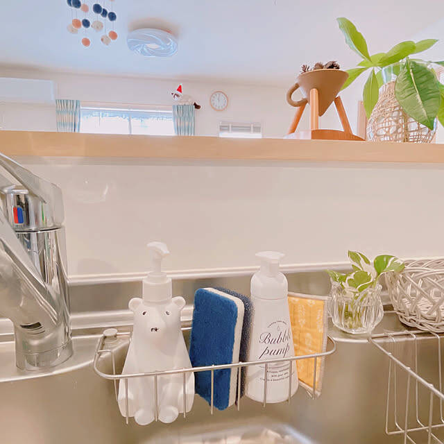 「北欧×レトロ。好きに囲まれた、暮らしが弾むキッチン」 by akiko-ovさん