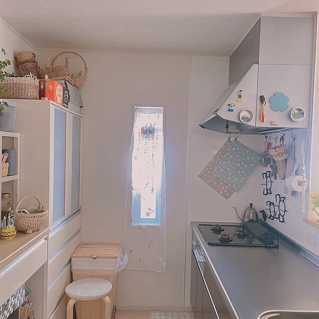 「北欧×レトロ。好きに囲まれた、暮らしが弾むキッチン」 by akiko-ovさん