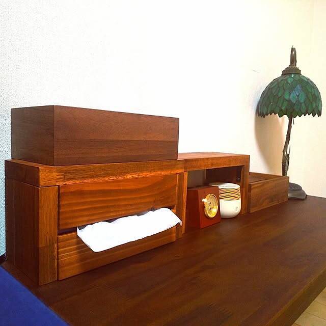 日用品がお気に入りのインテリアに♪デザインにも使いやすさにもこだわったティッシュケースのDIY実例