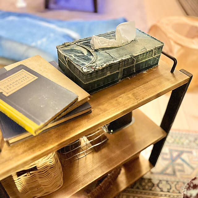 日用品がお気に入りのインテリアに♪デザインにも使いやすさにもこだわったティッシュケースのDIY実例