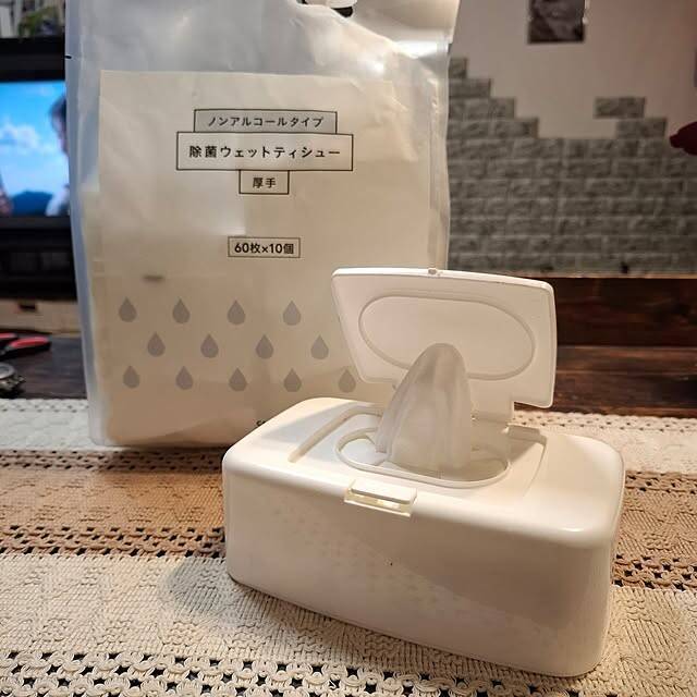 乾燥を防いで見た目も心地よく♪お気に入りのウェットティッシュケース
