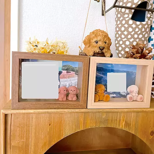 「そのままでもDIY素材としても大活躍する！100均のフォトフレームを使ったアイデアをご紹介」の画像