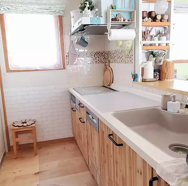 「「使いやすさを手始めに、じっくり育てるナチュラルなキッチン」 by Blancheさん」の画像