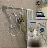 「掛ける収納の定位置づくりに！マグネットやS字、ドアフックなど暮らしが整う100均フック6選」の画像4