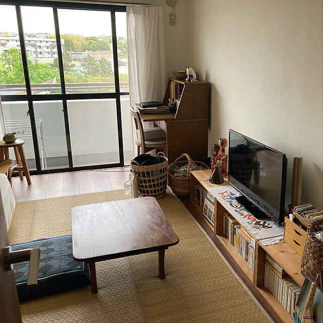 「25.5m2。民芸の素朴な味でつむぐ、穏やかな幸せがあふれる部屋」 by niniさん