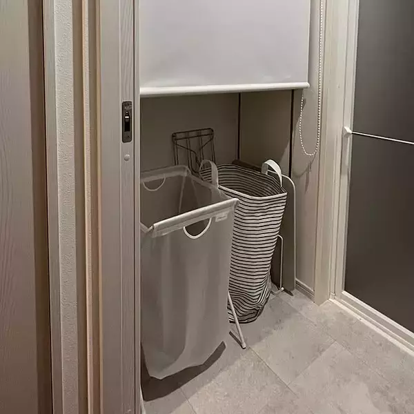 「洗濯機周りをすっきり片付ける♪IKEAのランドリー収納を使った実例6選」の画像