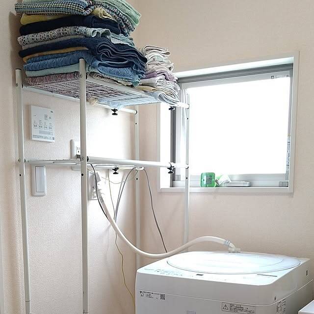 洗濯機周りをすっきり片付ける♪IKEAのランドリー収納を使った実例6選