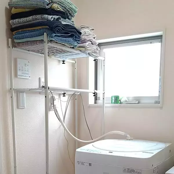 「洗濯機周りをすっきり片付ける♪IKEAのランドリー収納を使った実例6選」の画像