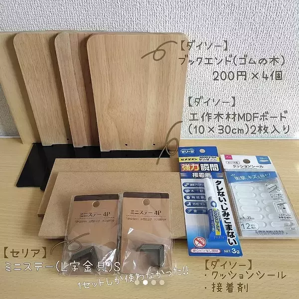 「「ブックエンドが大変身！文庫本にぴったりのミニシェルフ」 by 38さん」の画像