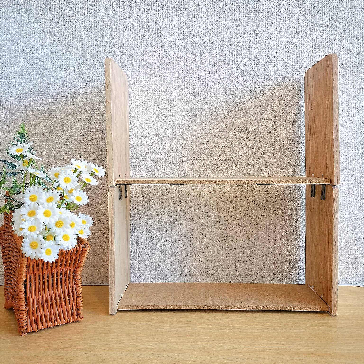 「ブックエンドが大変身！文庫本にぴったりのミニシェルフ」 by 38さん