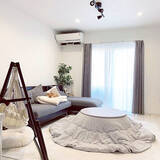 「「軽くてあったかい！モダンな雰囲気にも合う円形のこたつ布団」 by chimさん」の画像3