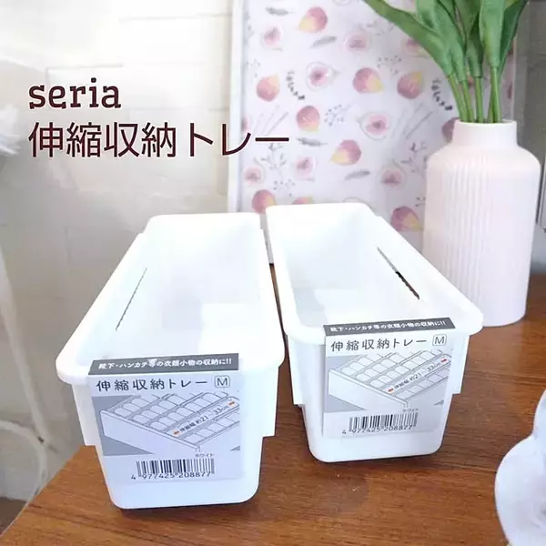 「もう散らからない！セリアのトレー活用で収納を賢くアップデート」の画像
