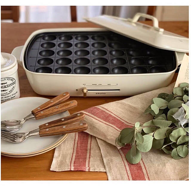 見た目の良さと機能性を両立させたいときにはこれ♡料理の幅も広がるBRUNOのホットプレート