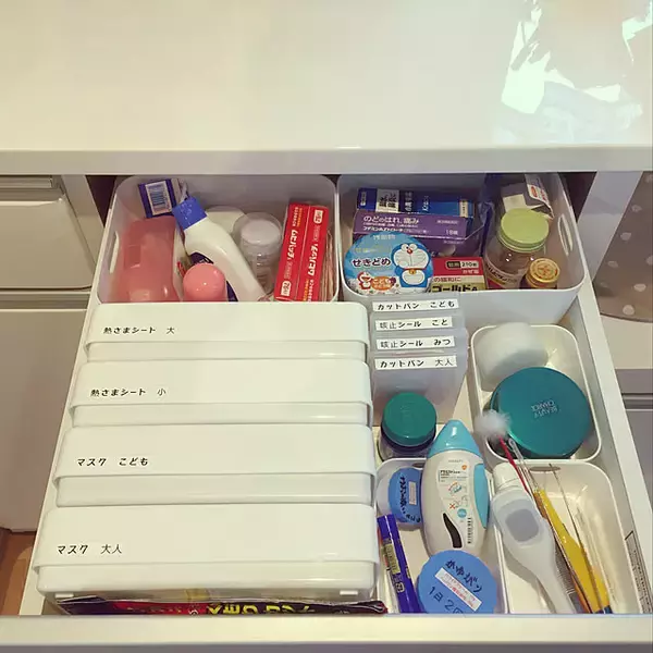 「シンプルだから幅広く使える！ダイソー「粘土ケース」を使った収納アイデア」の画像