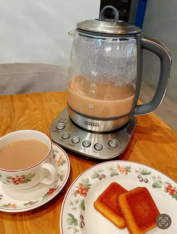 「「ミルクティーもつくれる！ガラス製のスタイリッシュ電気ケトル」 by ko-koさん」の画像