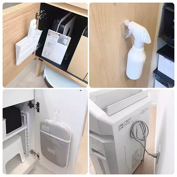 「収納力をアップさせるなら扉裏に注目！100均アイテムで作る扉裏収納」の画像