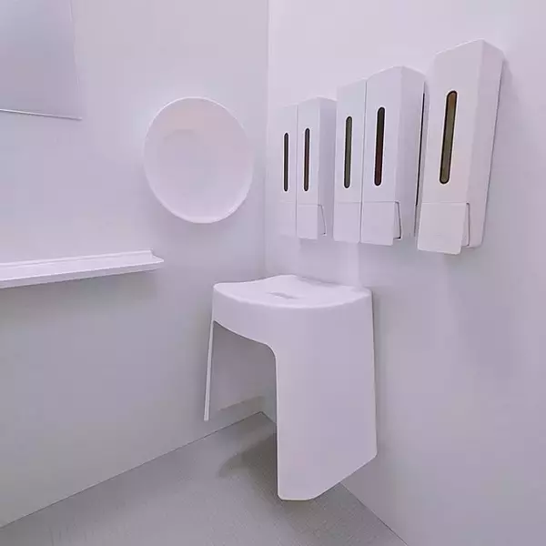 「ぬめりやカビから卒業！水切れ抜群で衛生的なシャンプーの置き方6選」の画像