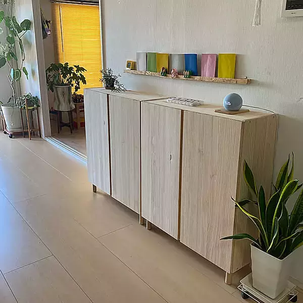 カラーや素材感で印象が変わる♪IKEAのキャビネットがある暮らしの実例6選